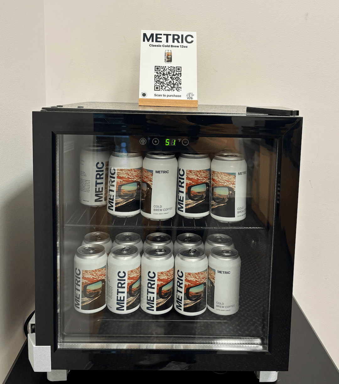 A cold brew vending stand built for mHUB, powered by Thingio